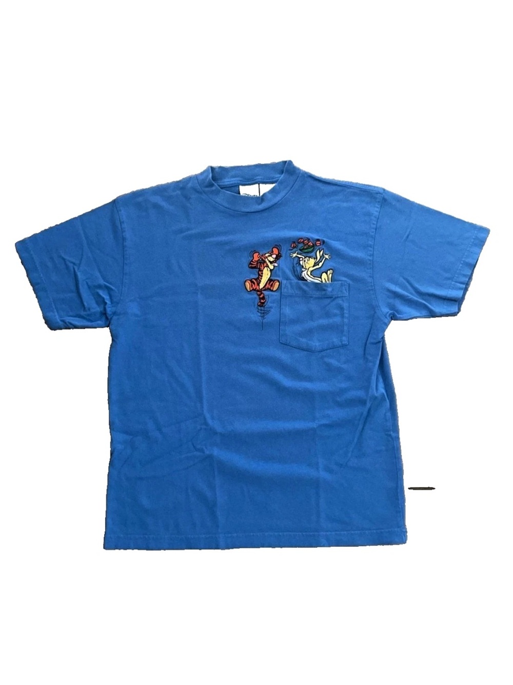 Vintage 1990s Winnie The Pooh Disney Embroidered Stitched T Shirt Medium Tigger